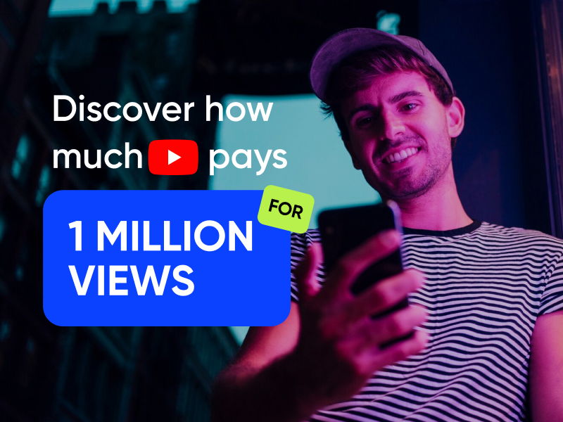 Discover how much youtube pays for 1M views